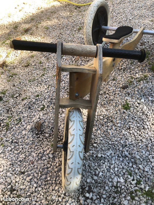 Draisiene tricycle en bois (image 3)