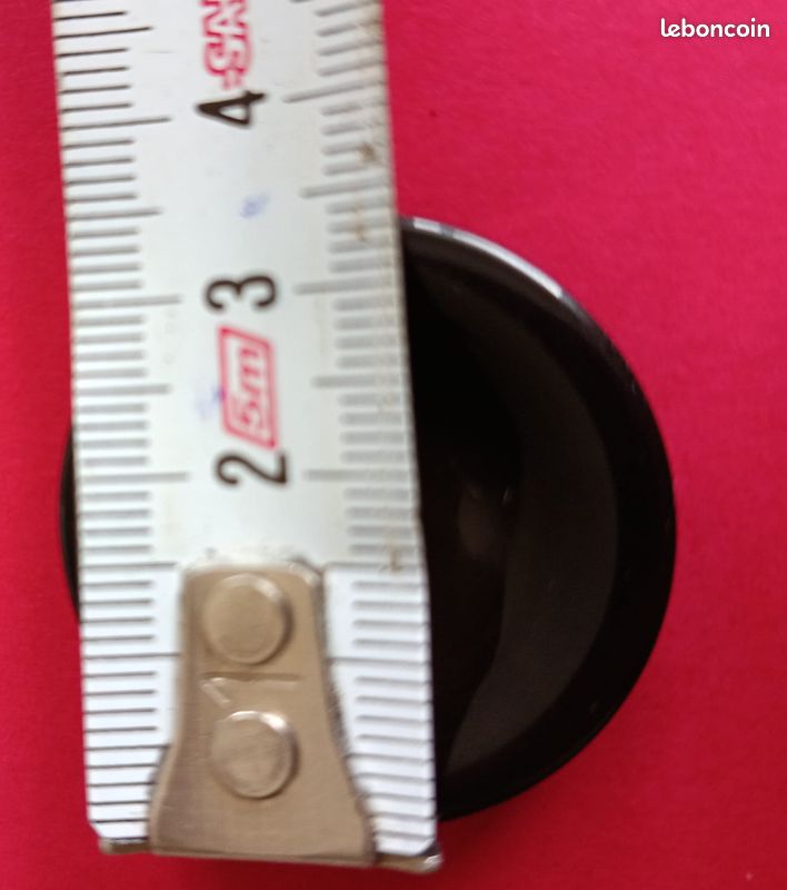 6 Gros Boutons De Couture Vintage - Diamètre 3,1 Cm - Occasion - Fabriqué En France