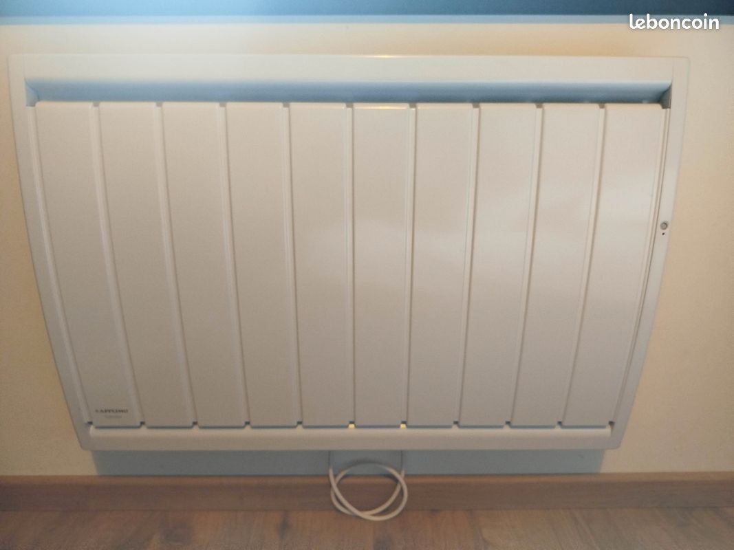 Radiateur électrique APPLIMO Soleidou 1500 W – Programmable (image 1)