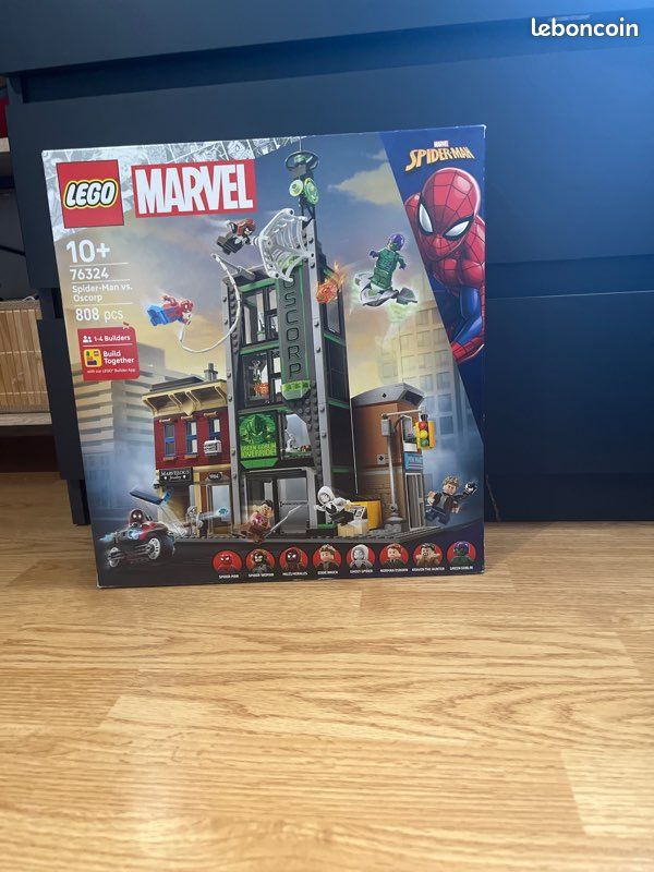 Lego Marvel 76324 Spiderman vs Oscorp complet + boîte (image 4)