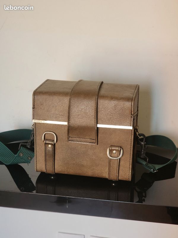 Vintage sacoche cuir Photosacs pour appareils photos ou caméras