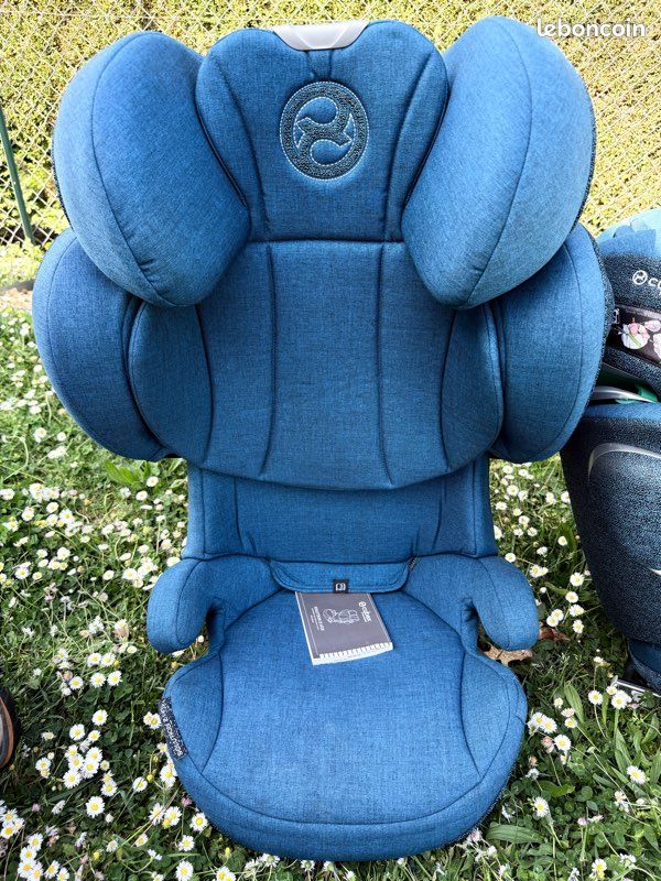 Lot de 2 sièges auto Cybex Platinum Solution Z i-Fix – Mountain Blue Plus – Excellent état (image 3)