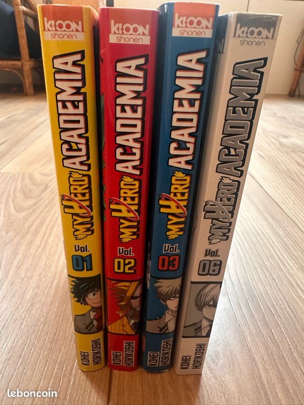 Mangas My hero Academia vol 1 2 3 6 (image 3)