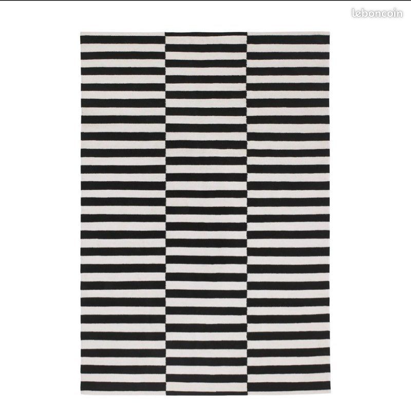 Tapis IKEA STOCKHOLM noir & blanc – 170 × 240 cm (image 2)