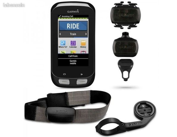 Gps garmin edge 1000 avec divers accessoires