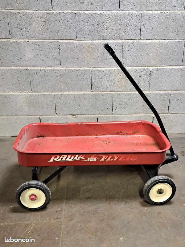 Wagon Roulant Brio N°3364/31405-13 – Roues Rouges – Vintage 1965 – Rare