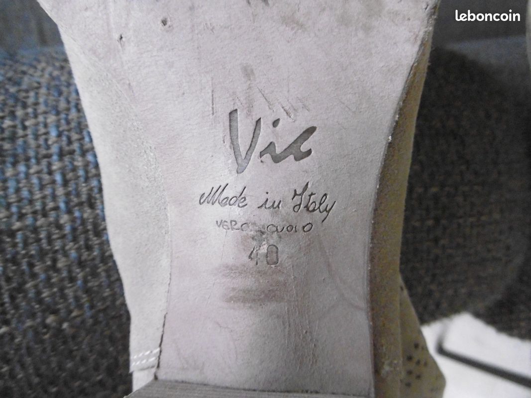 Bottines VIC en daim Pointure 40 (image 3)