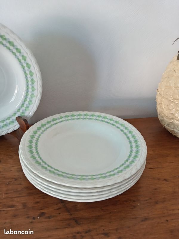 Ensemble assiettes a soupe L Amandinoise (image 5)