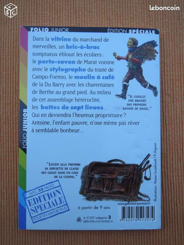 Livre LES BOTTES DE SEPT LIEUES de Marcel Aymé (image 2)