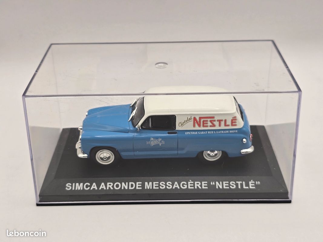 Camionnette Simca Aronde Messagère Fruité Par Ixo Pour Altaya - Échelle 1/43, édition Limitée, Neuf En Boîte
