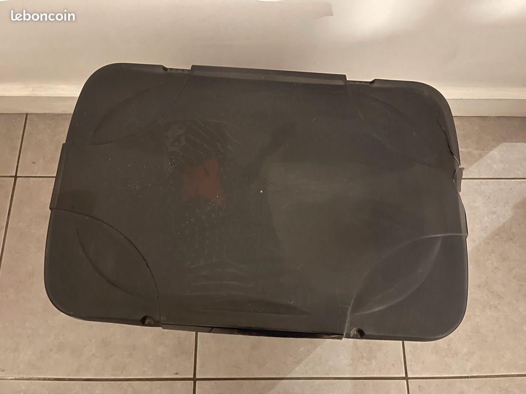 Caisse de rangement avec couvercle en plastique (image 2)