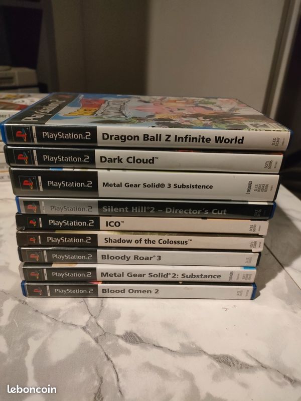 Lot De 2 Jeux PS2 : Ghost In The Shell Et Tekken 5 – Bon état