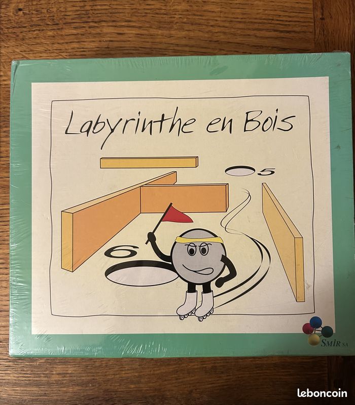 Jeu Labyrinthe bois Smir SA, 7 ans et +, avec emballage (image 1)