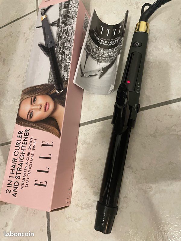 Lisseur Et Boucleur De Cheveux 2 En 1 - Modèle KLY 088 - Neuf Sous Emballage