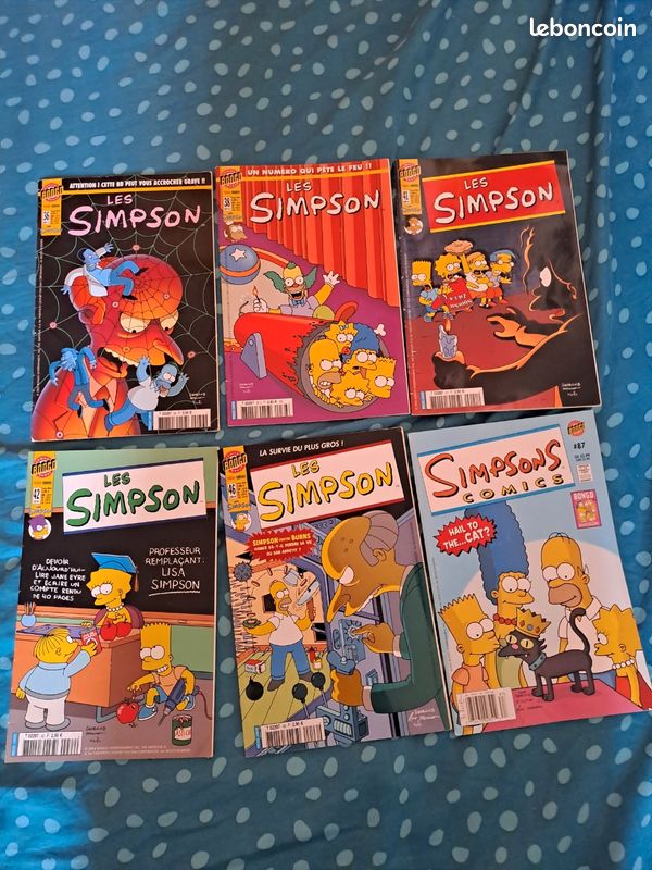 Lot de 6 Comics Les Simpson (image 2)