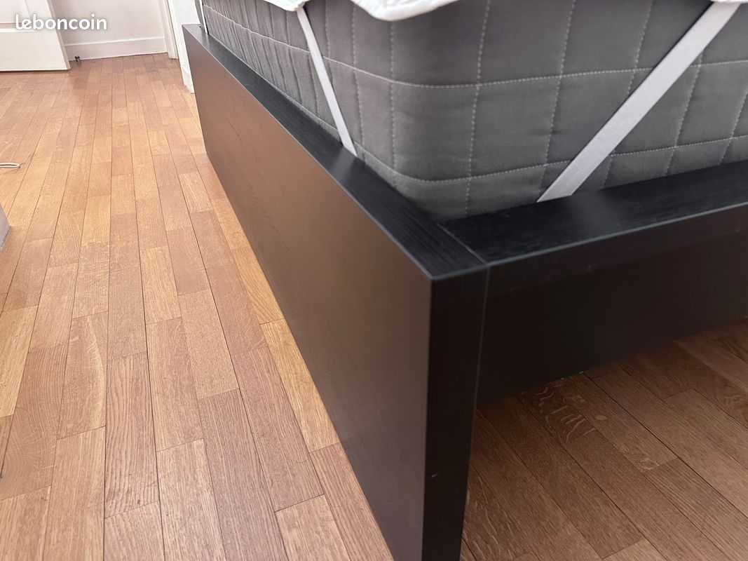 Ensemble cadre de lit MALM + matelas VESTERÖY (140x200 cm) (image 3)