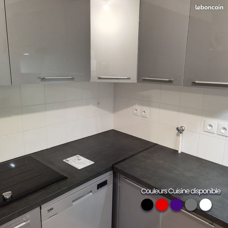 Meuble de cuisine gris ⁪⁮‍⁠⁭⁮⁬⁪⁢‍​⁫⁠⁠⁠ (image 3)
