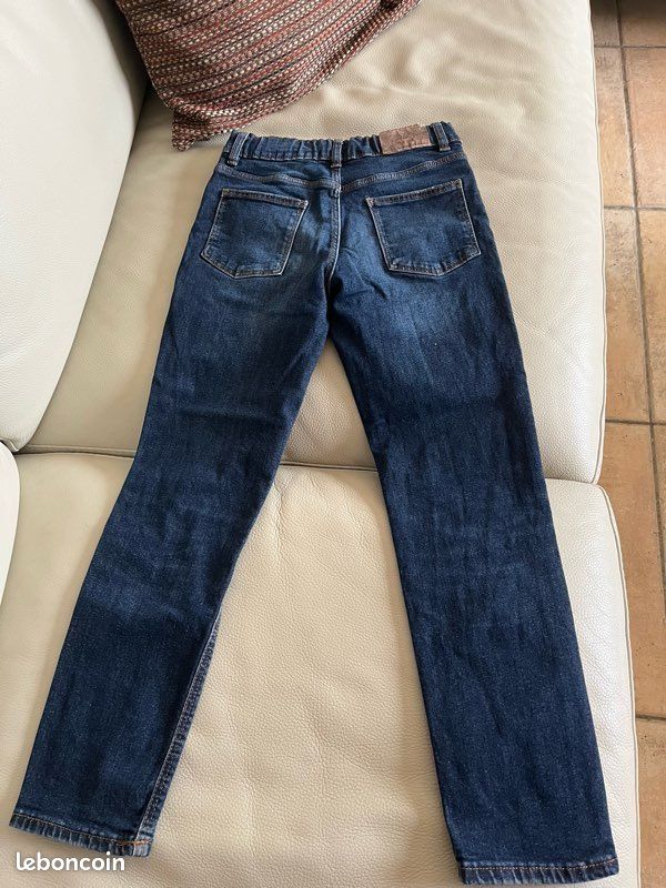 Jean denim slim enfant 9 ans (image 2)
