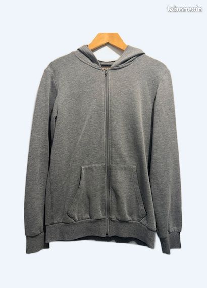Gilet gris avec capuche Taille M (image 1)