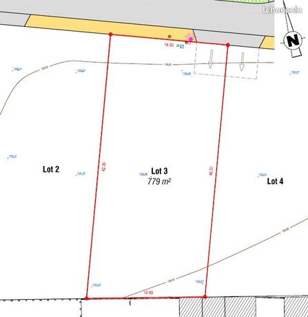 Terrain 779 m² TIGY