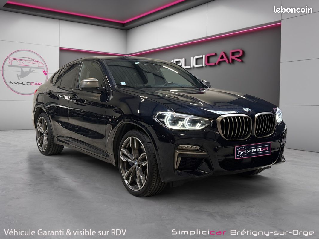 BMW X4 G02 M40d xDrive 326ch Caméra 360 Harman Kardon Volant / Sièges chauffants Ventilés Garantie 12 mois (image 1)