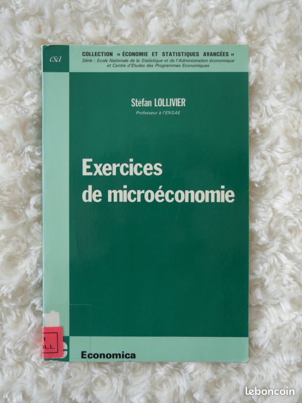 Lot de 2 livres de microéconomie : introduction, exercices et corrigés (image 2)