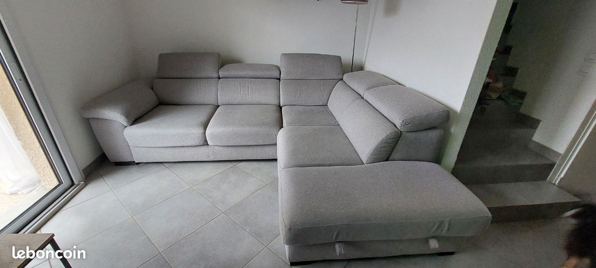 Canapé d'angle convertible poltron et sofa (image 4)