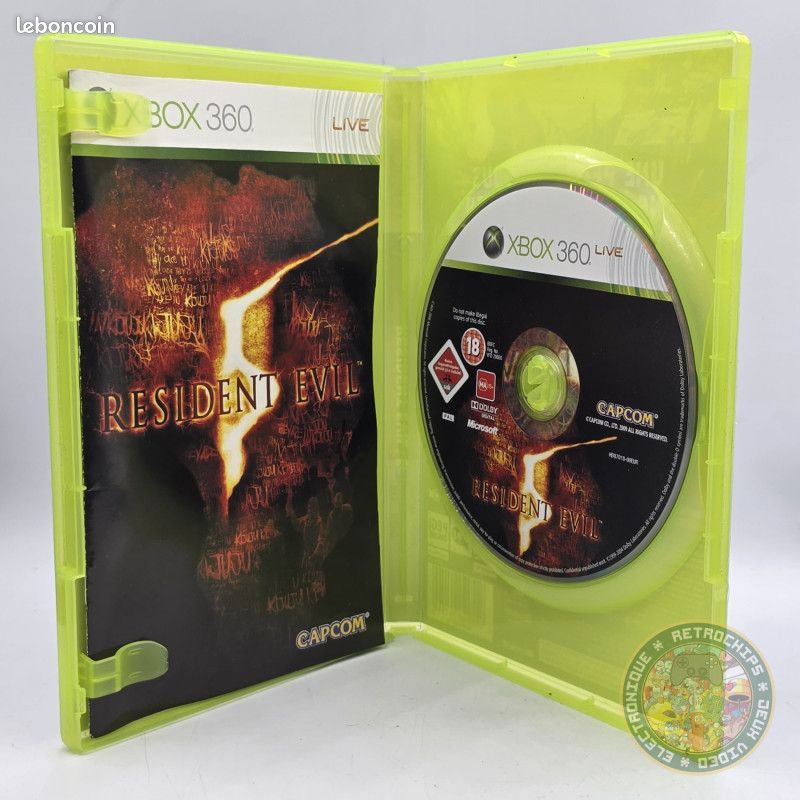 Resident Evil 5 - Xbox 360 Complet VF Microsoft