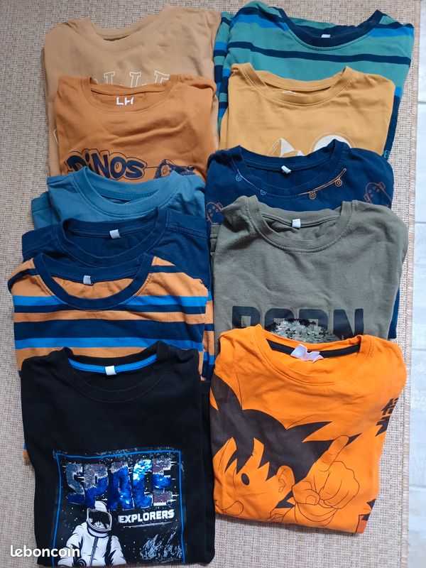 Lot Tee shirts manches longues garçon 12 ans (image 1)
