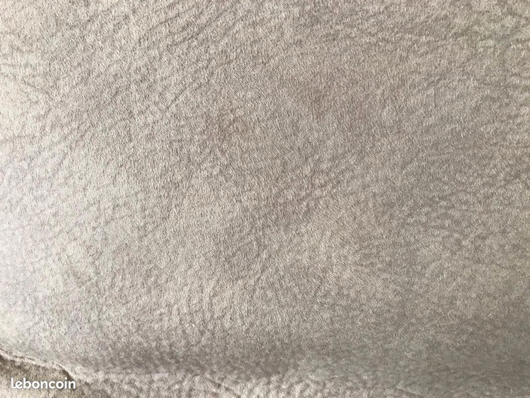 Canapé électrique microfibre taupe (image 3)