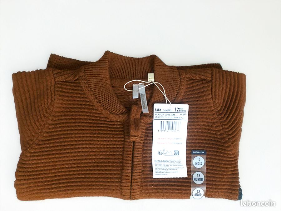 Sweat chaud zippé, garçon 12 mois + (image 7)