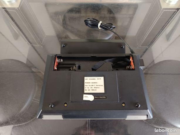 Ancienne Console ITMC TELEJEU 6 - Jeu Pong Vintage - Boîte Orange - Fonctionne