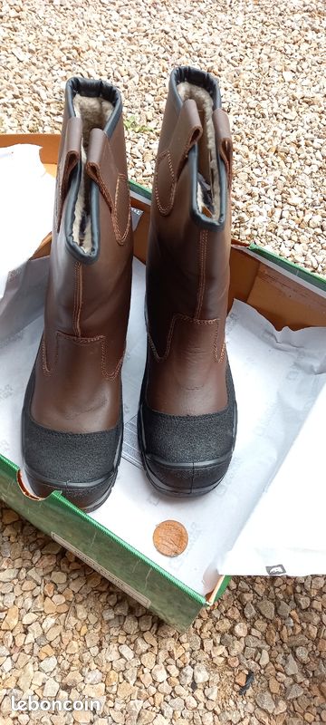 Botte De Sécurité En Cuir Coverguard Pyroxite S3 SRC - Non Fourrée Mi-Mollet