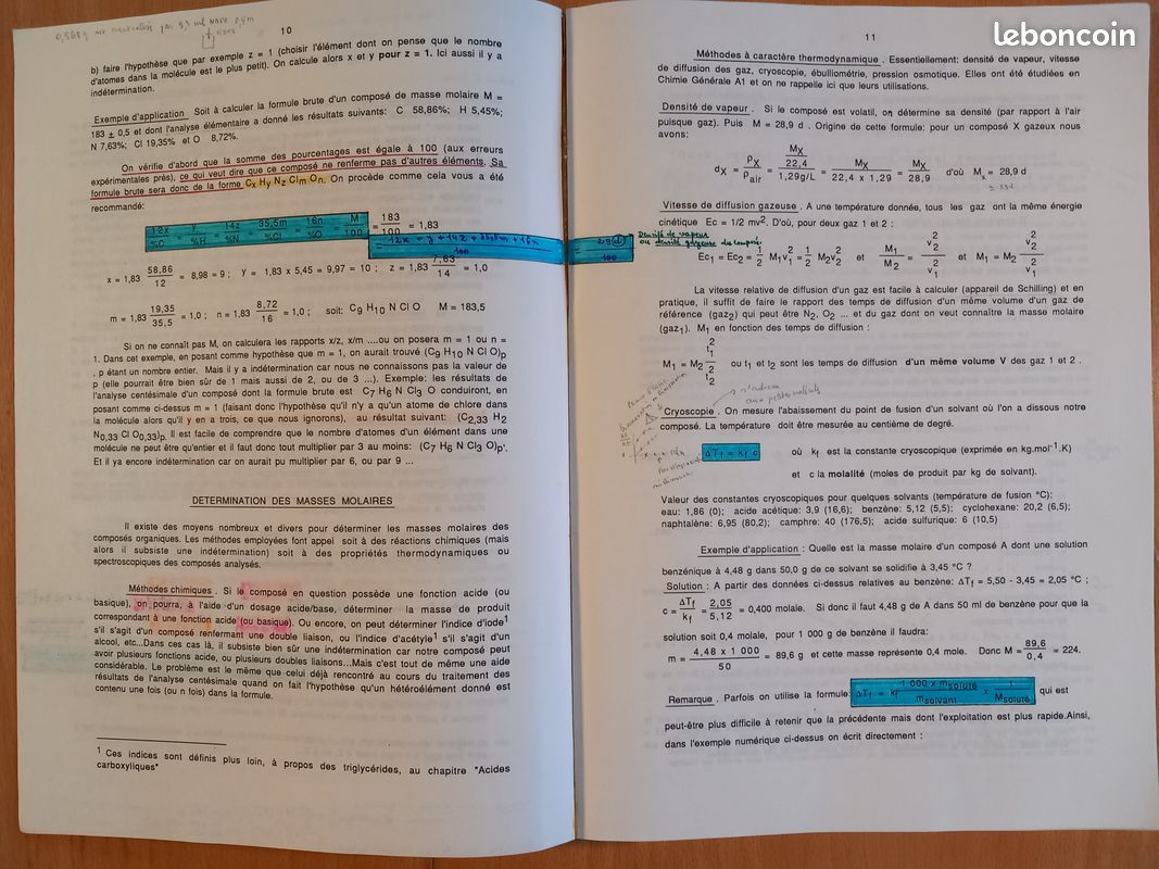 CNAM 1990-1991 - Chimie Organique Cours A2 (image 6)