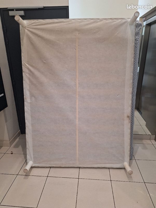 Sommier tapisserie 140x190 marque merinos (image 2)