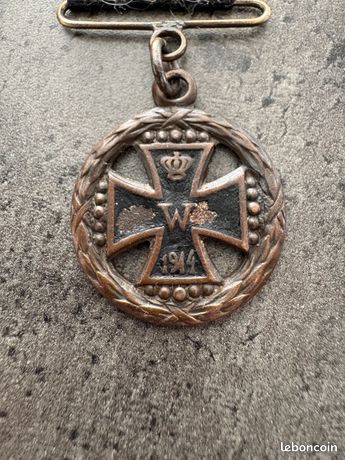 Médaille Croix De Fer Allemande 1914 – Pendentif / Pin's / Badge – Neuf – Thème Militaire