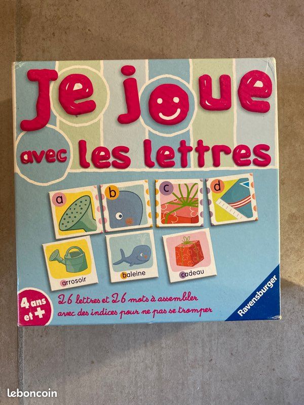 Jeu de société « je joue avec les lettres (image 1)