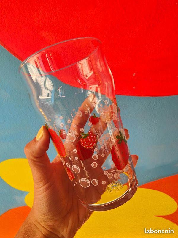 Lot De 4 Verres Vintage Arcoroc Arcopal – Orange, Vert, Rouge, Ligne Seventies, Italie