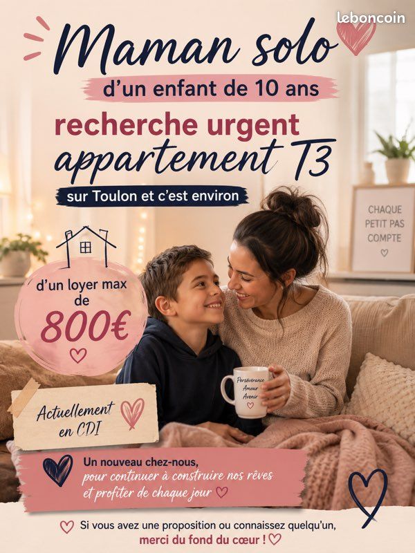 Appartement 3 pièces 60 m² · à Toulon · 60 m² · 800 €
