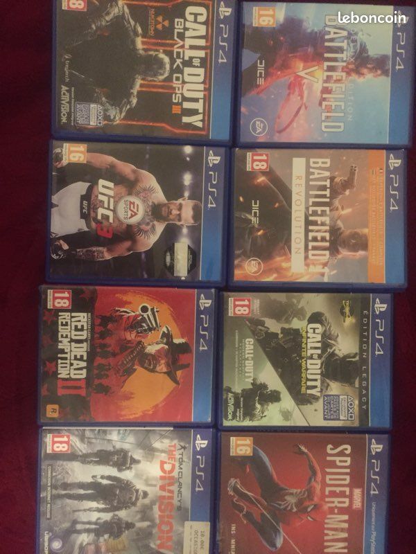 Jeux ps4 PlayStation 4 très bonne état (image 1)