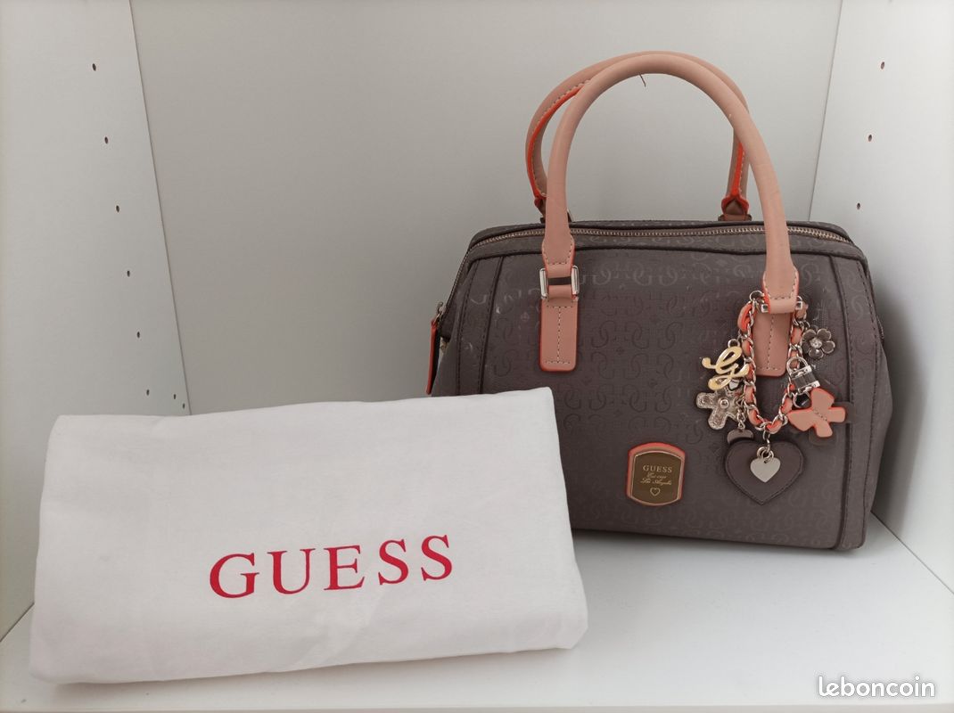 Sac à main marron GUESS (image 1)