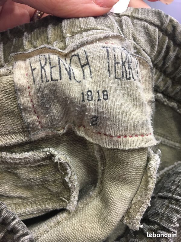 Pantalon french Terry 1 an (image 2)