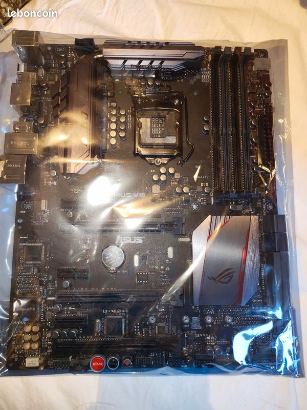Panel / Cache Pour Carte Mère ASUS Maximus VIII Extrême - Pièce De Rechange - Neuf Ouvert