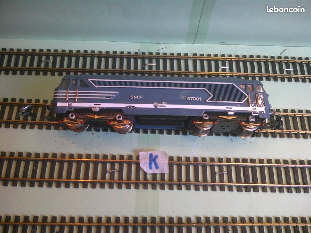 Locomotive JOUEF BB 67001 – HO – Made in France – SNCF - Modélisme