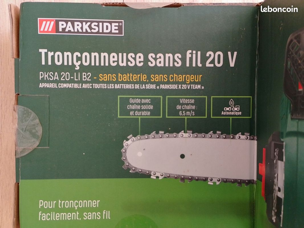 Tronçonneuse Parkside neuve (image 2)