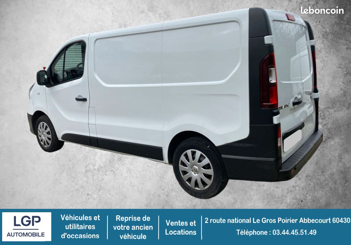 Renault Trafic 1° Main 10.833HT DCI 120cv Energy FG L1H1 Confort Clim/Tél/3P (image 2)