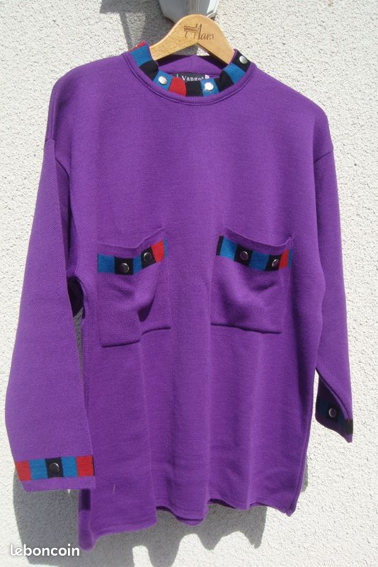 Pull Laine Vintage de Luxe VANGO Paris (image 2)