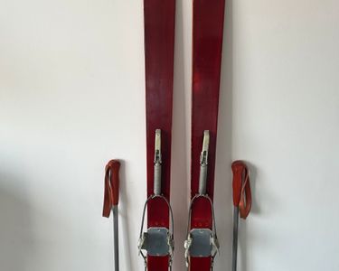 Ski Alpins Vintage Olin 930i + Fixations - Homme, >170cm, Noir