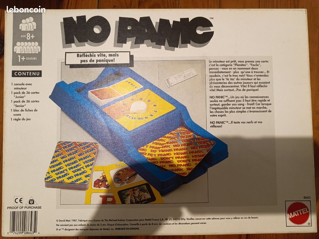 NO PANIC jeu (image 2)