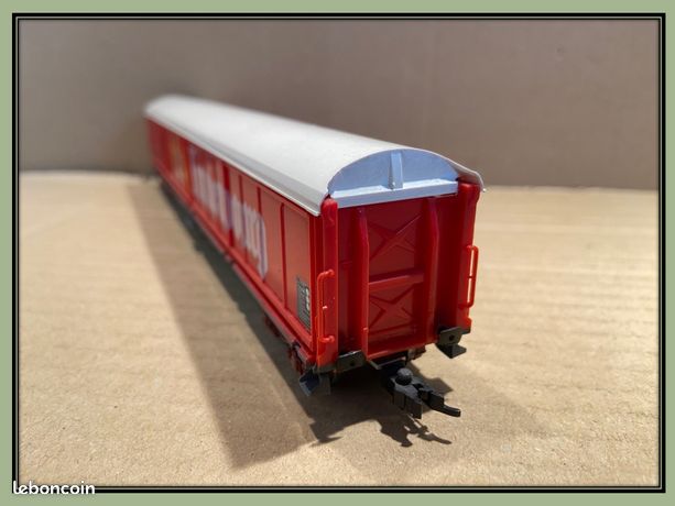 Wagon Kronenbourg Jouef Réf 6731 - Echelle HO - NEUF - Plastique Rouge